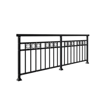 Modern Aluminum Alloy Steel Balcony Railing Stair Guardrail Rust Resistant Easy Installation Hotel Apartment Villa School