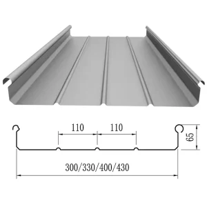 Modern Aluminum Magnesium Manganese PVDF Coated Roofing Panels Type 65 430 Standing Seam Durable Fire Resistant Anti Corrosion
