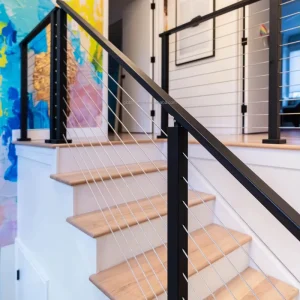 Modern Cable Railing System for Stairs and Balconies
