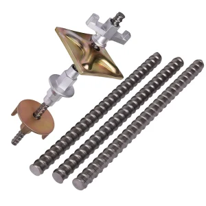Modern Construction Scaffold Column Formwork Panel Accessories Q235 Steel Tie Rod Easily Assembled for Wing Nut