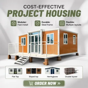 Modern Contemporary 20ft Modular Dwelling with Invisible Screw Aesthetic for High-End Backyard Rental and Guest House Assets
