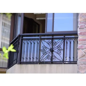 Modern Design Balcony Railing Wrought Iron and Steel Balcony Railing