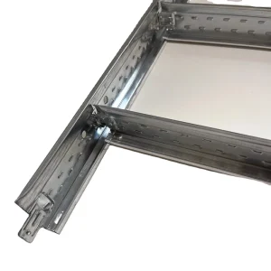 Modern Design Drop Ceiling Grid Components Steel Frame T-Bar Fireproof Galvanized Customizable Length Chinese Factory