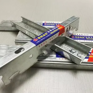 Modern Design Galvanized C Type Light Steel Keel Wall Angle Interior Ceiling Grid Components Furring Channel High Ceiling