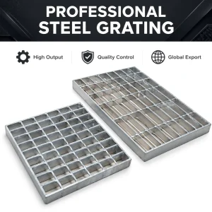 Modern Design Galvanized Steel Flat Bar Grating Anti Corrosion Carbon Steel Perforated Metal Flooring DSG Grating