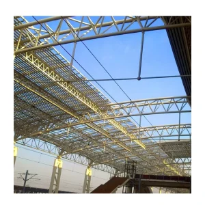Modern Design Large Span Light Gauge Steel Trusses for High Speed Railway Station Roof Cover Structure