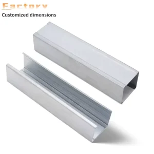 Modern Design Light Steel Keel Galvanized C Channel Metal Stud Gypsum Board Partition Standard Steel Framing Apartment Walls