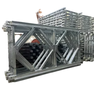 Modern Design Prefabricated Steel Bailey Bridge Portable Outdoor Steel Structure Overhead Viaduct for Park Use Metal Frame