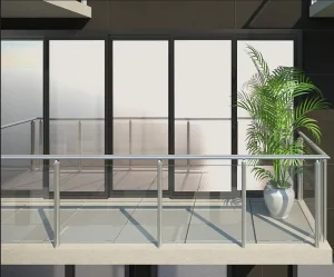 Modern Design Stainless Steel Railings for Outdoor Interior Stairs Water Resistant