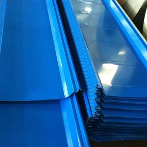Modern Durable Colored Metal Sheet Corrugated Pre Coated Galvanized Steel Roof Tiles for Buildings YX66 470