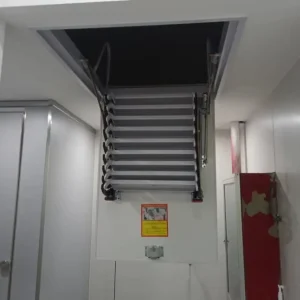 Modern Durable Foldable Telescopic Attic Stairs Metal Extension Ladders for Home Access