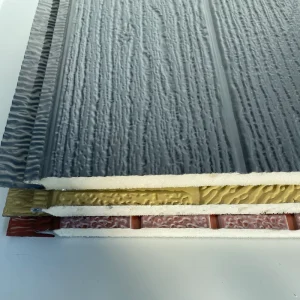 Modern Fireproof PU Sandwich Panels Insulated Exterior Wall Decorative Facade Panels House Brick Style