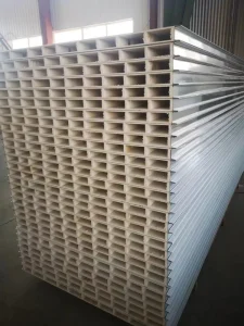 Modern Fireproof Rock Wool Purification Board Eco Friendly Color Steel Corrugated Foam Metal Partition for Sandwich Panels