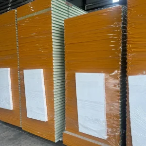 Modern Fireproof and Environmentally Friendly Rock Wool Boards with Soundproofing for Cold Room Hotel Warehouse Use
