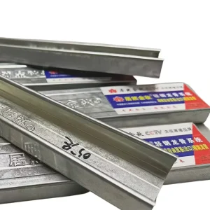 Modern Galvanized Steel U Channel Ceiling Grid Component High Strength Lightweight Fireproof Corrosion Resistant Easy