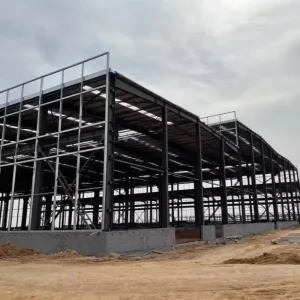 Modern Heavy Duty Anti rust Modular Large Capacity Custom Built Steel Structure Workshop School Industrial Logistics Storage