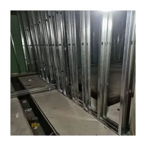 Modern Industrial Design Galvanized Steel Furring Channels Wall Studs Waterproof Fireproof Ceiling Grid Components