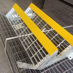 Modern Industrial Outdoor Staircase Steps Durable Hot Dip Galvanized Stainless Steel Grating Carbon Steel Ladder Anti Corrosion