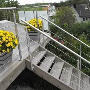 Modern Iron Railing Designs Contemporary Style Safety Guardrail for Balcony Stair Heavy Duty Rustproof Railing