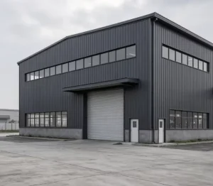 Modern Light Steel Frame Sandwich Panel Prefabricated Warehouse Workshop Building High Quality Structure 121+mph Wind Resistance