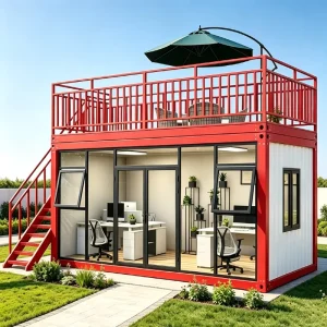 Modern Luxury Mobile Container House Glass Tiny Shop Prefab Commercial Pavilion Trading Space Booth