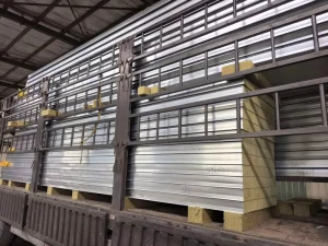 Modern Metal Sandwich Panels for Exterior Wall Construction Fire Resistant Eco Friendly