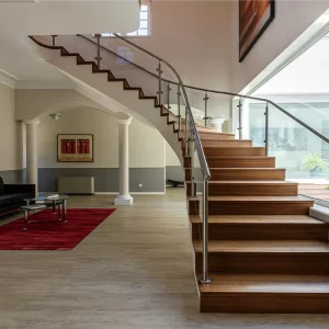 Modern Metal Stair Railings with Superior Strength for Indoor and Outdoor Applications
