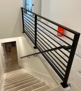 Modern Minimalist Stainless Steel Handrails for Stair Landings
