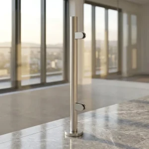 Modern Minimalist Stainless Steel Stair Handrail Balustrade for Apartment Balcony Outdoor Protective Railing