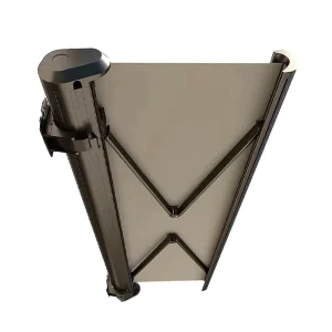Modern Motorized Full-Cassette Retractable Patio Canopy LED Awning