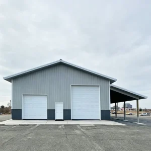 Modern Outdoor Portable Steel Structure Car Parking Shed Prefabricated Garage Kits 3 Car Free Design Low Cost