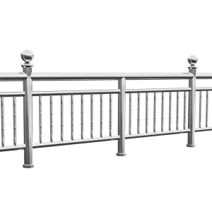 Modern Outdoor Stainless Steel Tube Rod Balustrade Rust Resistant Easy Installation Villas Balcony Railing Handrails