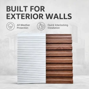 Modern Prefabricated Building Materials Metal Wall Panels for Hotel Park Use Water Fire Resistant Exterior Walls