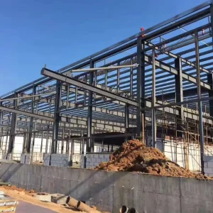 Modern Spacious Column Free High Strength Steel Structure Workshop Building Mezzanine Floor School Maximum Storage Capacity