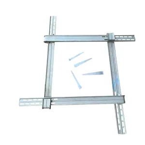 Modern Square Q235 Steel Electro Galvanized Silver White Concrete Mold Formwork Panel Adjustable Steel Column Clamp High