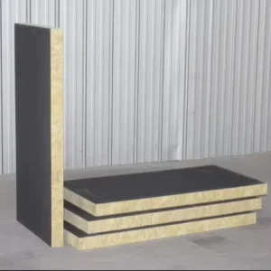 Modern Square Sheet Rock Wool Insulation Composite Board For Building Exterior Wall