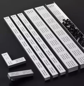 Modern Square Stainless Steel Anti Corrosion Drain Channel Gutter with Brushed Surface and 3 Year Warranty for Washroom