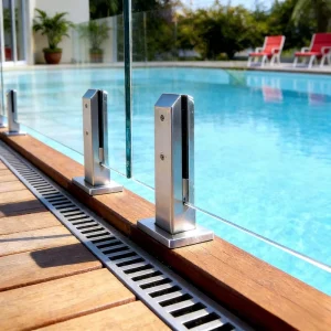 Modern Stainless Steel 316 2205 Railing Components for Building Balcony Stair Hotel Mall Railings Water Rust Resistant