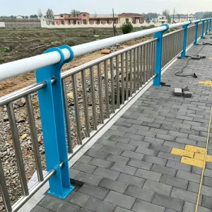 Modern Stainless Steel Balustrade for Villa Steps Rod Stair Railing Kits