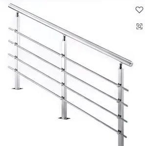 Modern Stainless Steel Cable Railing System for Hotel Outdoor Staircases, High Protection