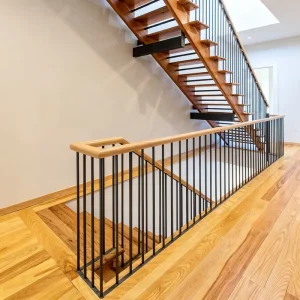 Modern Stainless Steel Railing Systems Wrought Iron Railings for Indoor Outdoor Balcony and Staircase Use Rust Resistant