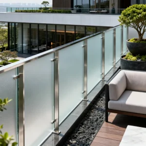 Modern Stainless Steel Railing for Shopping Malls Corrosion Resistant Easy Installation Strong Frame Durable Procurement