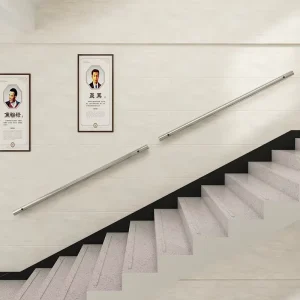 Modern Stair Railing System Metal Stair Railing Removable Stair Vlcable Railing Outdoor