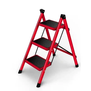 Modern Steel Folding Ladders 2 6 Steps EN131 Certified 150kg Load Capacity Domestic Portable Multipurpose