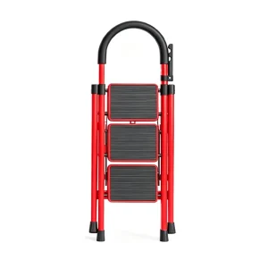 Modern Steel Folding Step Ladder with Wide Pedal 3-6 Step for Seniors and Kitchen Safety Use