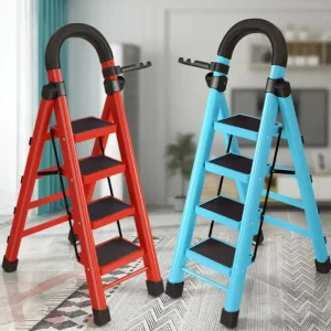 Modern Steel Portable Folding Step Ladder 2 6 Steps Dual Purpose Wide Footboard 150kg Load Capacity