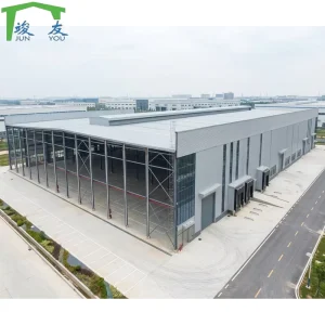 Modern Steel Structure Warehouse Metal Sheet Sandwich Panel Commercial Storage Industrial Prefab Building Exhibition Hall