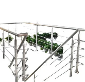 Modern Style Stainless Steel Handrails and Balcony Railings for Apartment Stairs