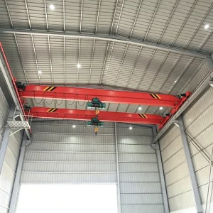 Modular Design European Single Girder Overhead Crane Easy Installation Lifting Device for Manufacturing Site Goods Hoisting