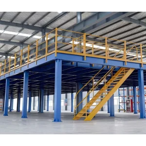 Modular Easy Assembly Steel Mezzanine Floor Platform for Commercial and Industrial Use